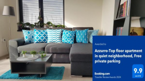 Azzurro-Top floor apartment in quiet neighborhood, Free private parking